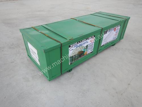 Single Trussed Container Shelter PVC Fabric 