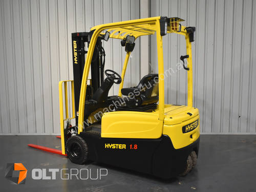 Hyster J1.8XNT Electric Forklift 3 Wheel Battery Electric Container Mast 4600mm Lift Height