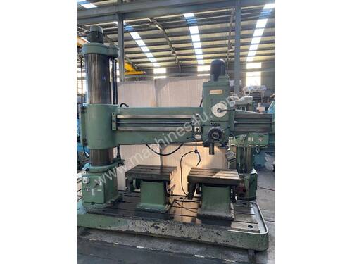 HMT RM-65 Radial Drill 2500 mm arm, twin box tables