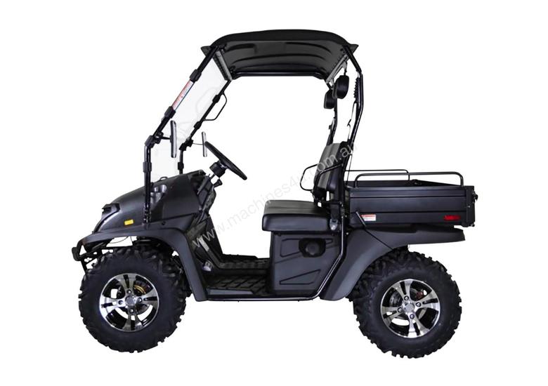 caption Cyclone 200 X2 Utility Vehicle With Windscreen, Roof And Alloy Wheels & Digital Display