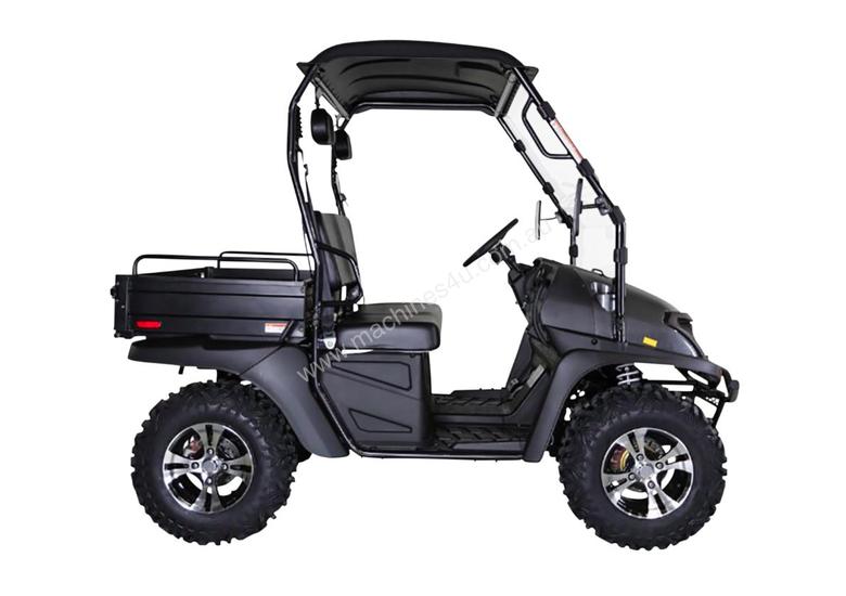 caption Cyclone 200 X2 Utility Vehicle With Windscreen, Roof And Alloy Wheels & Digital Display
