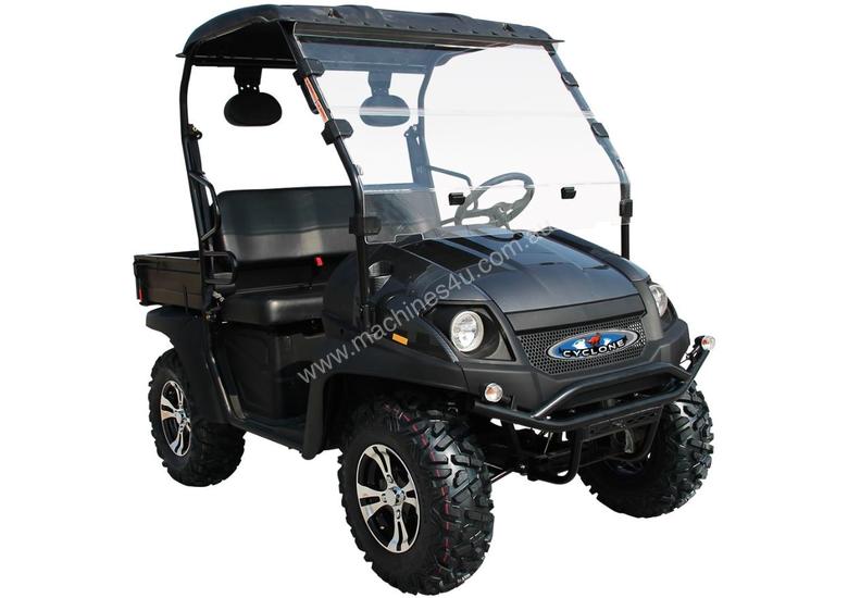 caption Cyclone 200 X2 Utility Vehicle With Windscreen, Roof And Alloy Wheels & Digital Display