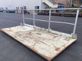 Road Plate with Handrail 4mtr x 1.8mtr - picture0' - Click to enlarge
