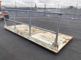 Road Plate with Handrail 4mtr x 1.8mtr - picture1' - Click to enlarge