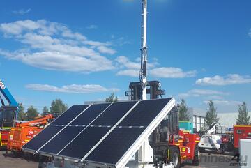 Solar / Diesel Hybrid Lighting Tower