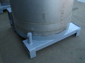 Stainless Steel Container Tank - 1000L - STP Flo Bin - picture2' - Click to enlarge