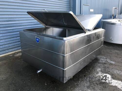 caption Stainless Steel Tank 1,850ltr - Jacketed And Insulated