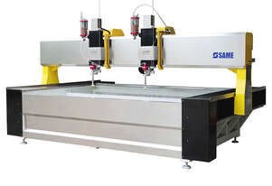 Double Cutting Head Gantry Waterjet Cutting Machine