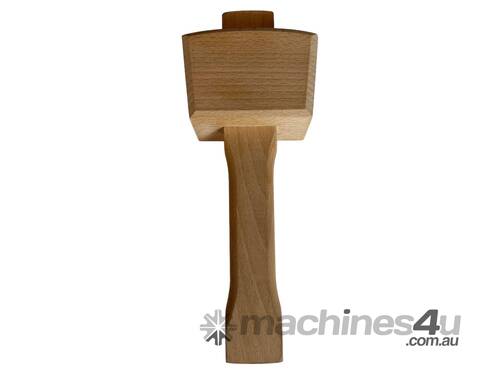 caption Carpenters Rectangular Wood Mallet 75mm (3