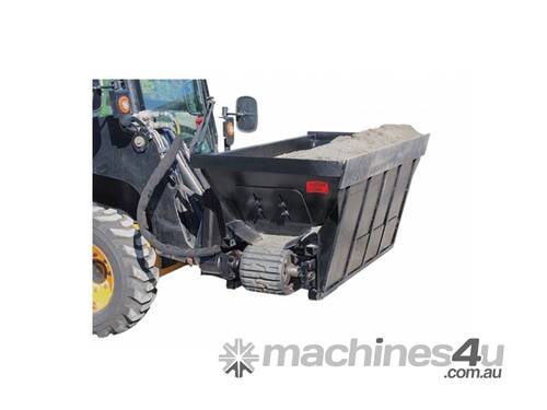 caption Norm Conveyor Bucket Attachments Designed for Cack Filling Trenches & Bag Filling