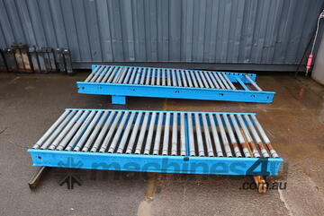 As-Is 2 Piece Motorised Roller Conveyor
