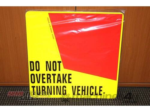 Semi Trailer Sales Rear Turning Signs 