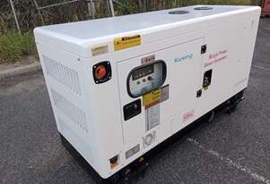 12.8kVA Silenced Single Phase Diesel Generator 240V 50Amps