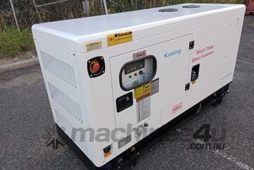 12.8kVA Silenced Single Phase Diesel Generator 240V 50Amps