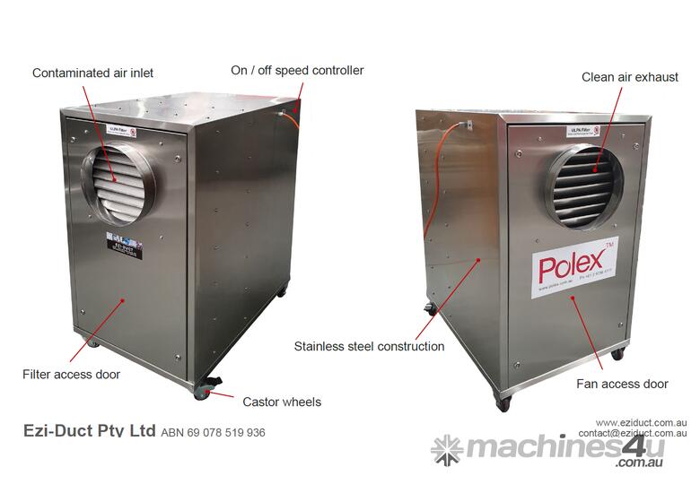 caption ULPA Filter Filtration Unit - Australian Made