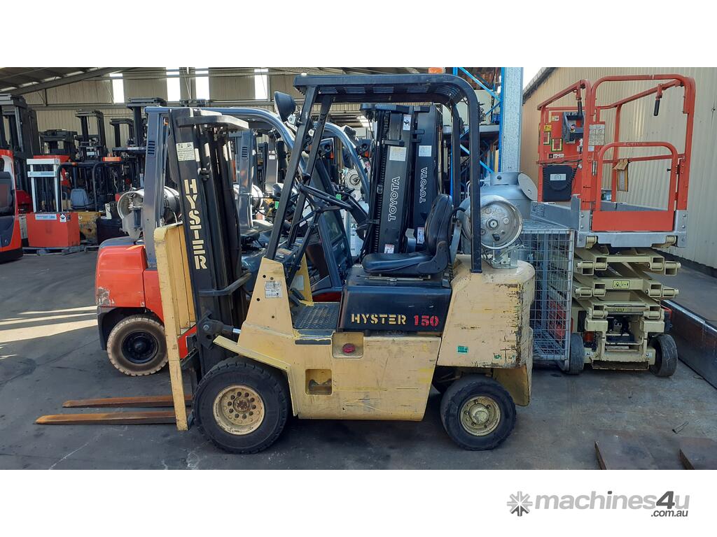 Used hyster Hyster Container entry forklift for sale4420mm lift 1 5 ton capacity side shift