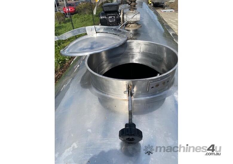 caption Food Grade Jacketed Tank 12000ltr - Stainless Steel