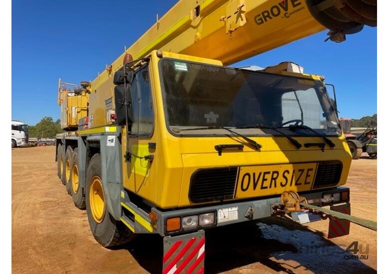 caption GLEASON CRANES 2001 GROVE GMK 5100 ALL TERRAIN CRANE