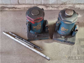 Heavy Duty Hydraulic Jacks - Quantity of 2 - picture0' - Click to enlarge