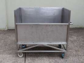 Stainless Steel Trolley Bin - picture0' - Click to enlarge