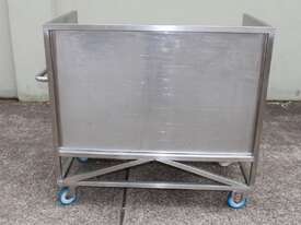 Stainless Steel Trolley Bin - picture2' - Click to enlarge