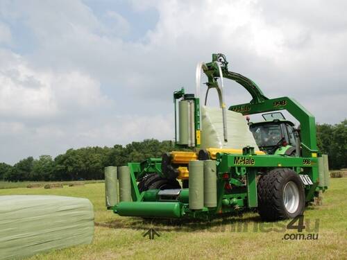 McHale 998 square bale wrapper