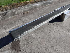 Stainless Steel Narrow Belt Conveyor - 2.25m long  - picture0' - Click to enlarge