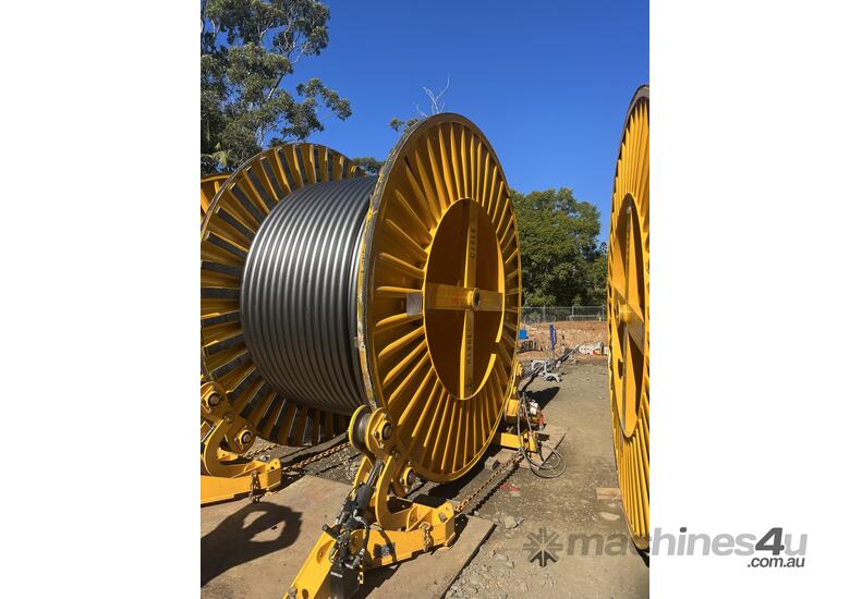 caption Hydraulic Cable Drum Spooler, Up to 40 Tonne, Built Tough & Designed to Last!
