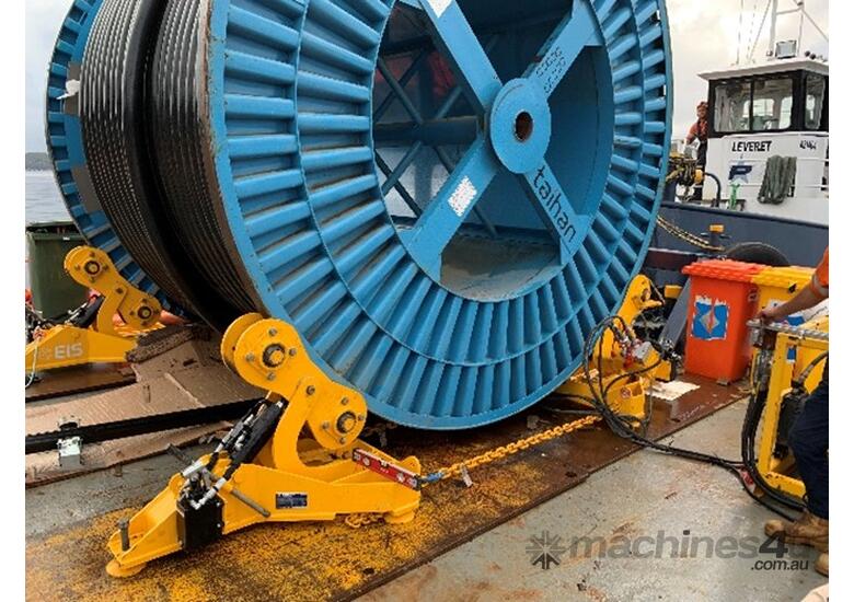 caption Hydraulic Cable Drum Spooler, Up to 40 Tonne, Built Tough & Designed to Last!