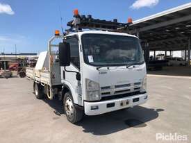 2012 Isuzu NQR450 Premium Flatbed Crane Truck - picture0' - Click to enlarge