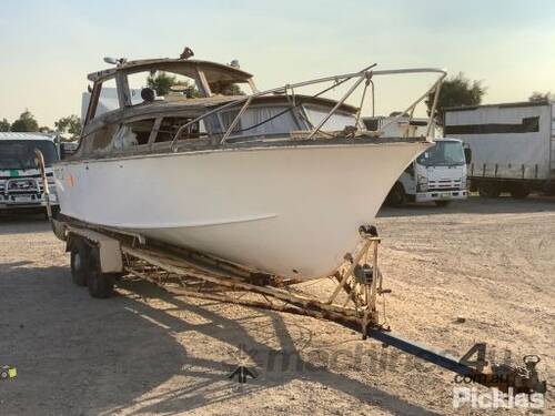 Unbranded Fibreglass Boat & Trailer