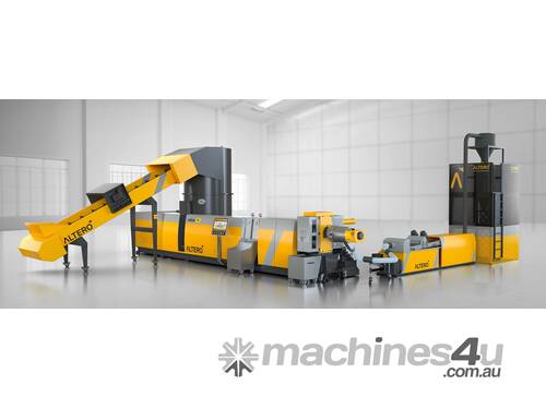 MECBIO - ALTERO Velox-160 Recycling Machine for Difficult-to-Process Plastic Waste