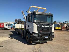 2018 Scania G series Tray Top W/ Hiab Crane - picture0' - Click to enlarge