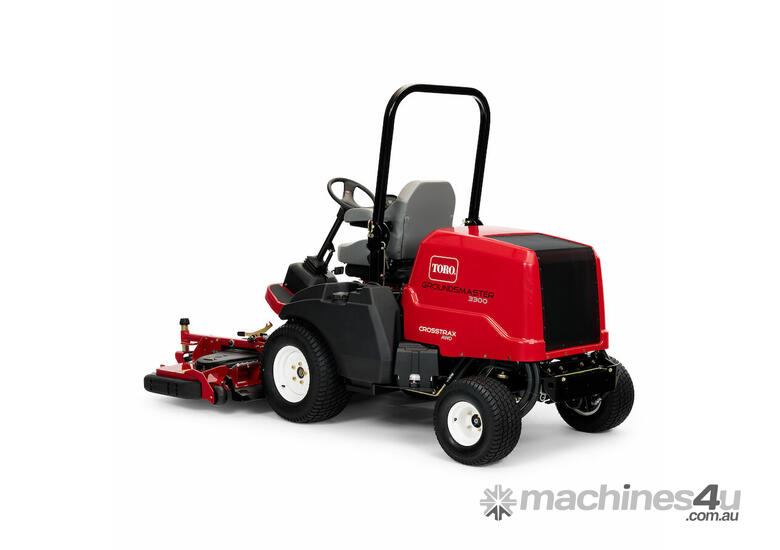 caption Toro GM3300 4WD Mower - 72” Side Discharge Deck, Full Warranty