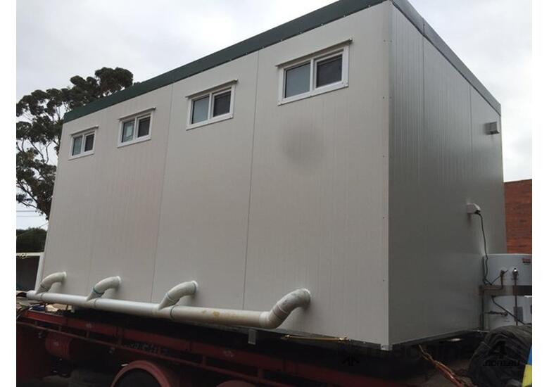 caption Auzbilt Portable Toilet Block: 4.8m x 3m, For Sale