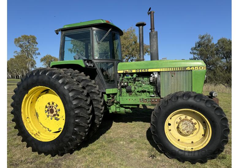 caption John Deere 4450 Tractor.