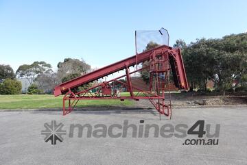 Fully Adjustable Hydraulic Incline Conveyor 6.9m to 8.9m L