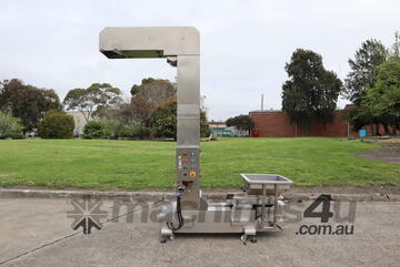 Stainless Steel Bucket Elevator Conveyor - 2.4m Discharge Height - Canpack