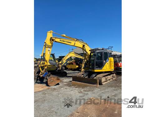 caption 2017 SUMITOMO SH145X-6 Excavator w/ Bucket Set