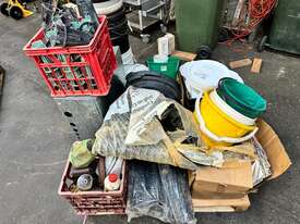 QTY X 1 PALLET OF CONCRETING CHAIRS, BUCKETS ETC - picture0' - Click to enlarge