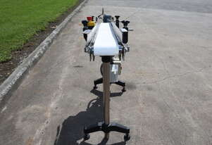 Stainless Steel Incline Belt Conveyor - 1.11m Long