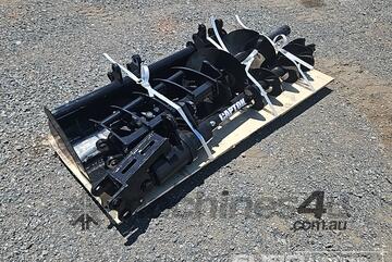 Unused 2024 Captok Selection of Mini Excavator Attachments, QTY (8of) , Rake, Ripper, Auger,12inch A