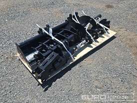 Unused Captok Selection of Mini Excavator Attachments, QTY (7 of) , Rake, Ripper, Auger, 12inch Auge - picture0' - Click to enlarge