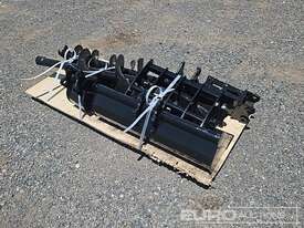 Unused Captok Selection of Mini Excavator Attachments, QTY (7 of) , Rake, Ripper, Auger, 12inch Auge - picture2' - Click to enlarge