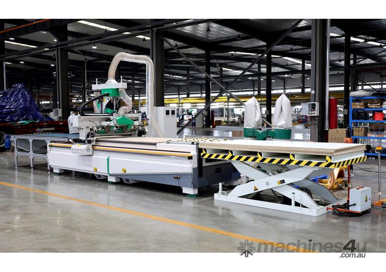 caption New AARON 2860*1260mm Auto Loading & Unloading 12 Linear tool changer woodworking CNC Machine 2812L