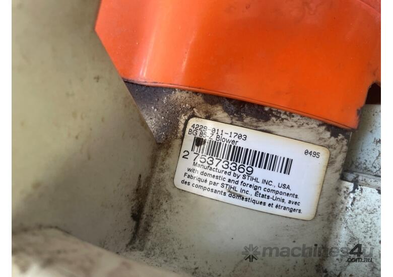 caption Stihl Leaf Blower