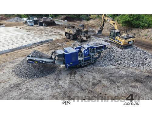 Nordmann T-1060 Tracked Jaw Crusher - Suited for Quarry, Mining or Recycling Applications.