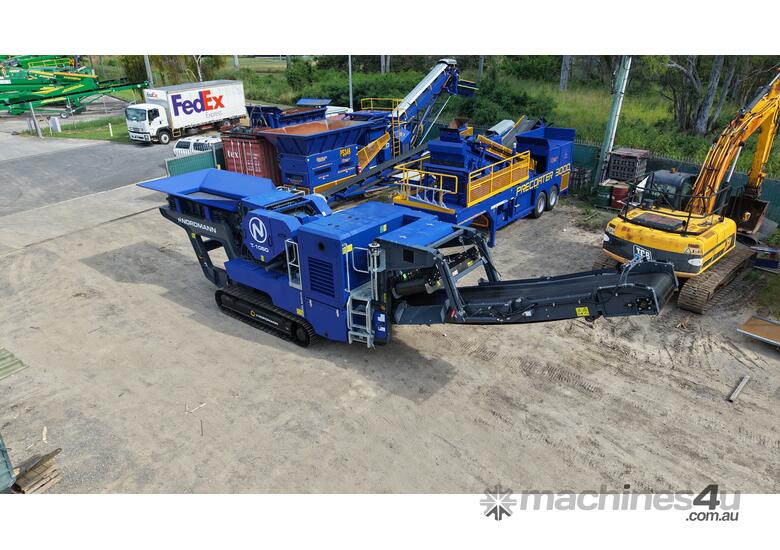 caption Nordmann T-1060 Tracked Jaw Crusher - Suited for Quarry, Mining or Recycling Applications.