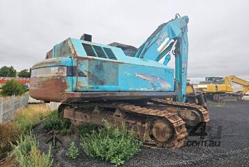 2008 KOBELCO SK350LC-8 BUNCHER WITH CF800 HEAD