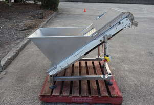 Stainless Steel Elevator Incline Conveyor - 1.1m High